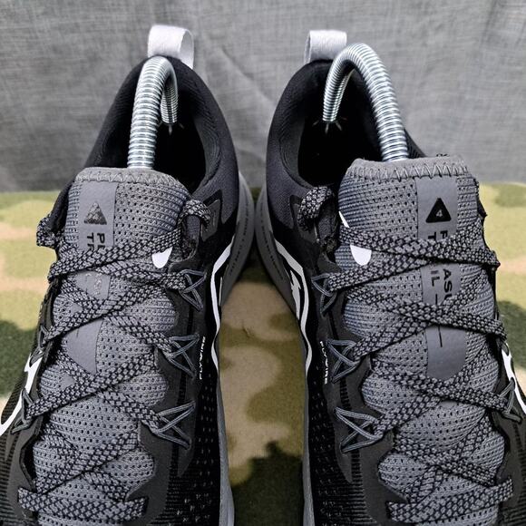 Nike React Pegasus Trail 4  Flywire Women Black Grey Running Shoes DJ6159-001 - Picture 7 of 12